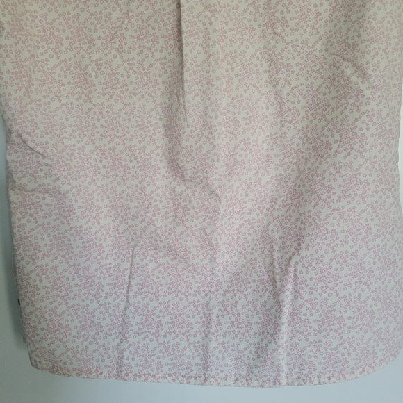 Vintage Womens Nike Golf Tank Top Button Front L Pink Flower Print - Picture 10 of 11